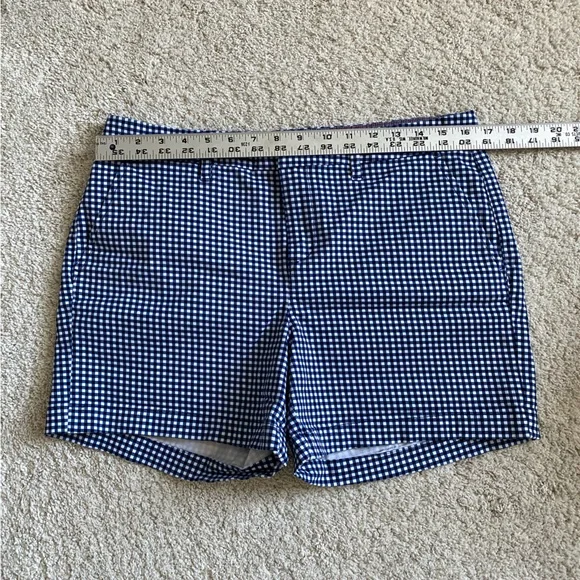Tommy Hilfiger Blue Checkered Women's Shorts - Picture 5 of 7